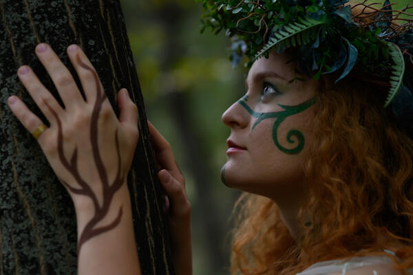 iryna as a dryad - fotoshoot