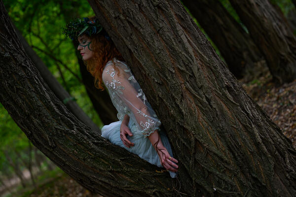 iryna as a dryad - fotoshoot