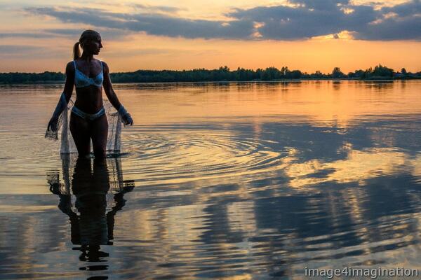 yvette by sunset - fotoshoot -